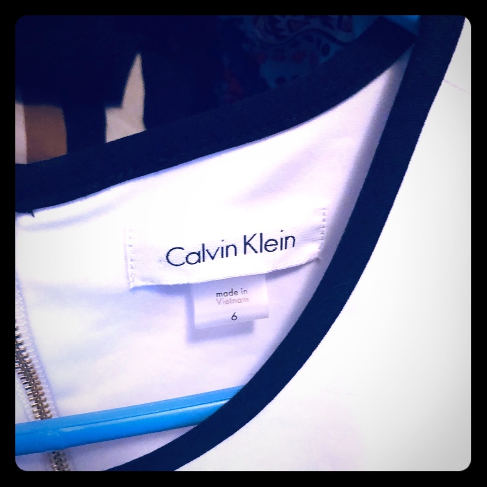 Calvin Klein black and white t length, never worn